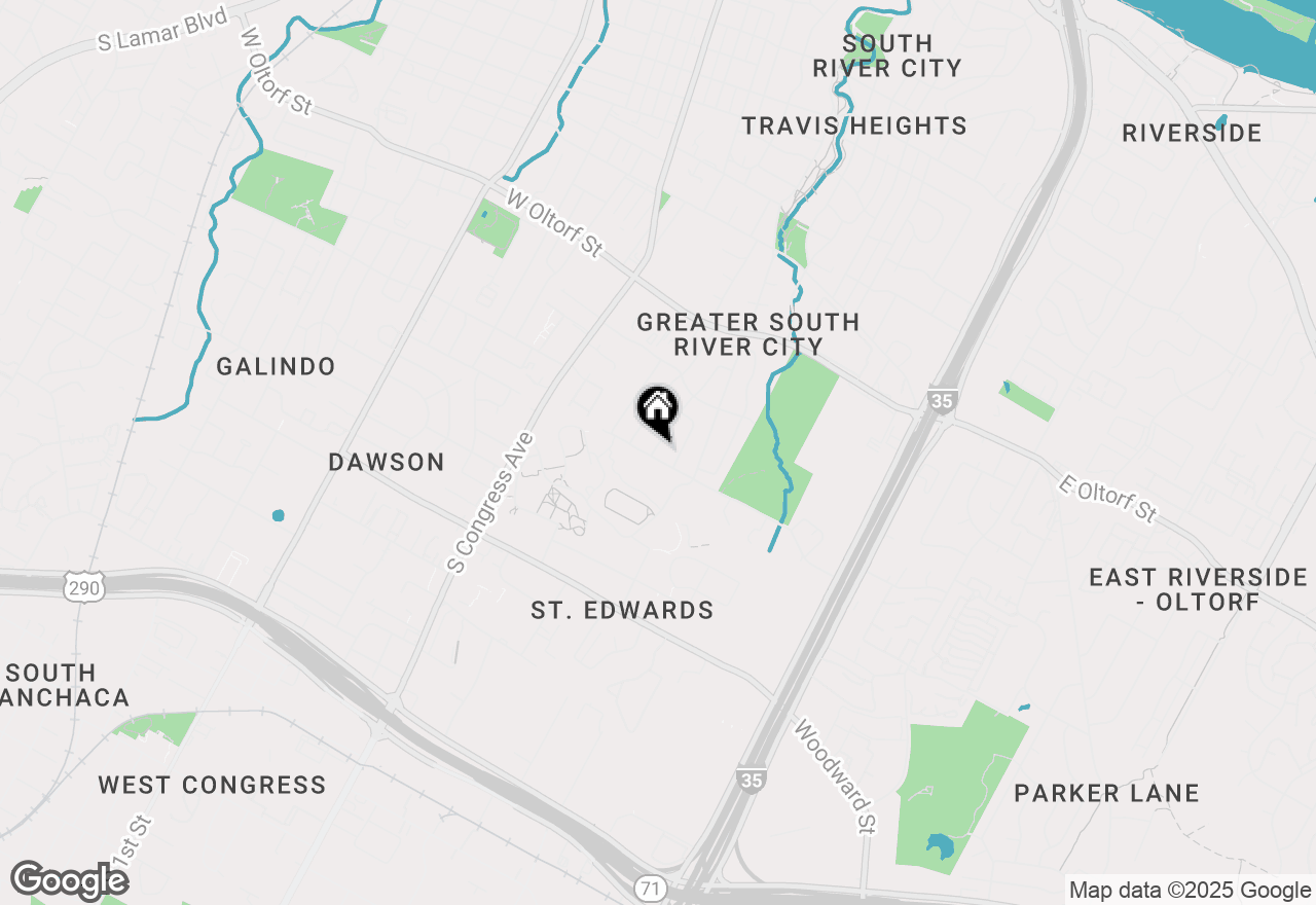 Map of 2713 Friar Tuck Ln, Austin, TX 78704