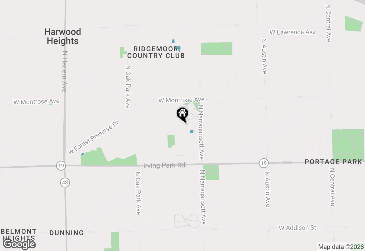Map of 4210 N Natchez Avenue #508, Chicago, IL 60634