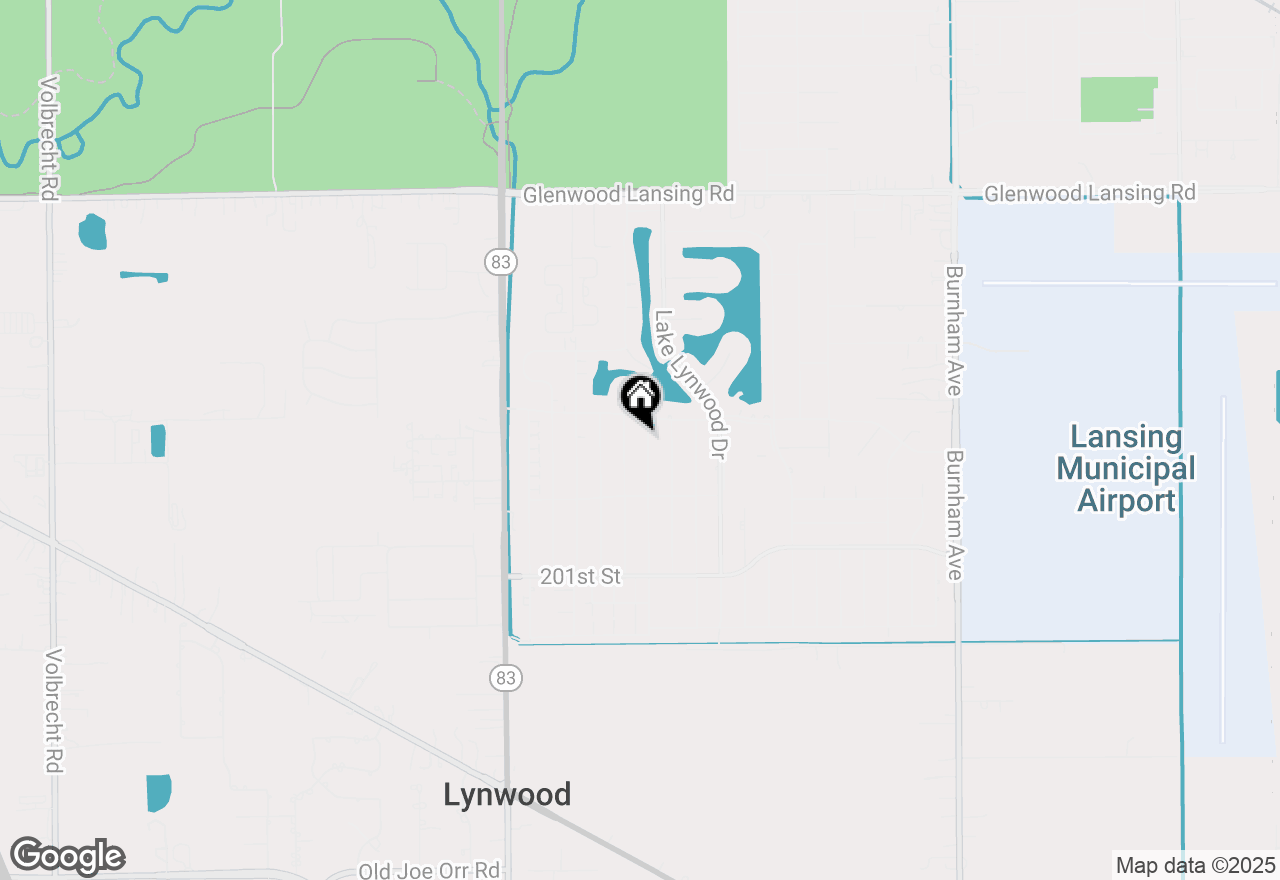 Map of 19816 Lakewood Avenue, Lynwood, IL 60411