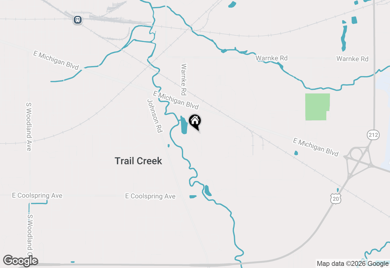 Map of 231 Old Mill Road, Trail Creek, IN 46360