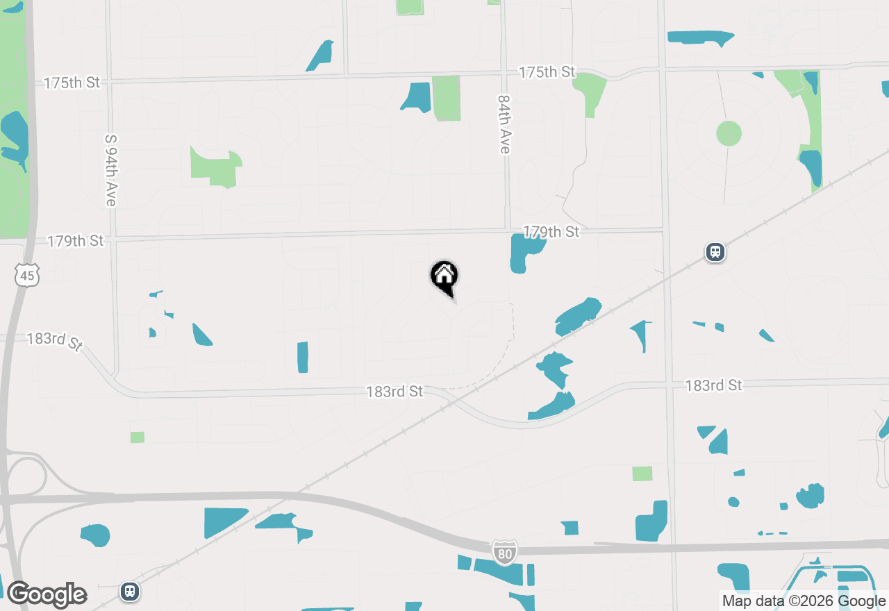 Map of 18037 Sippel Drive, Tinley Park, IL 60487
