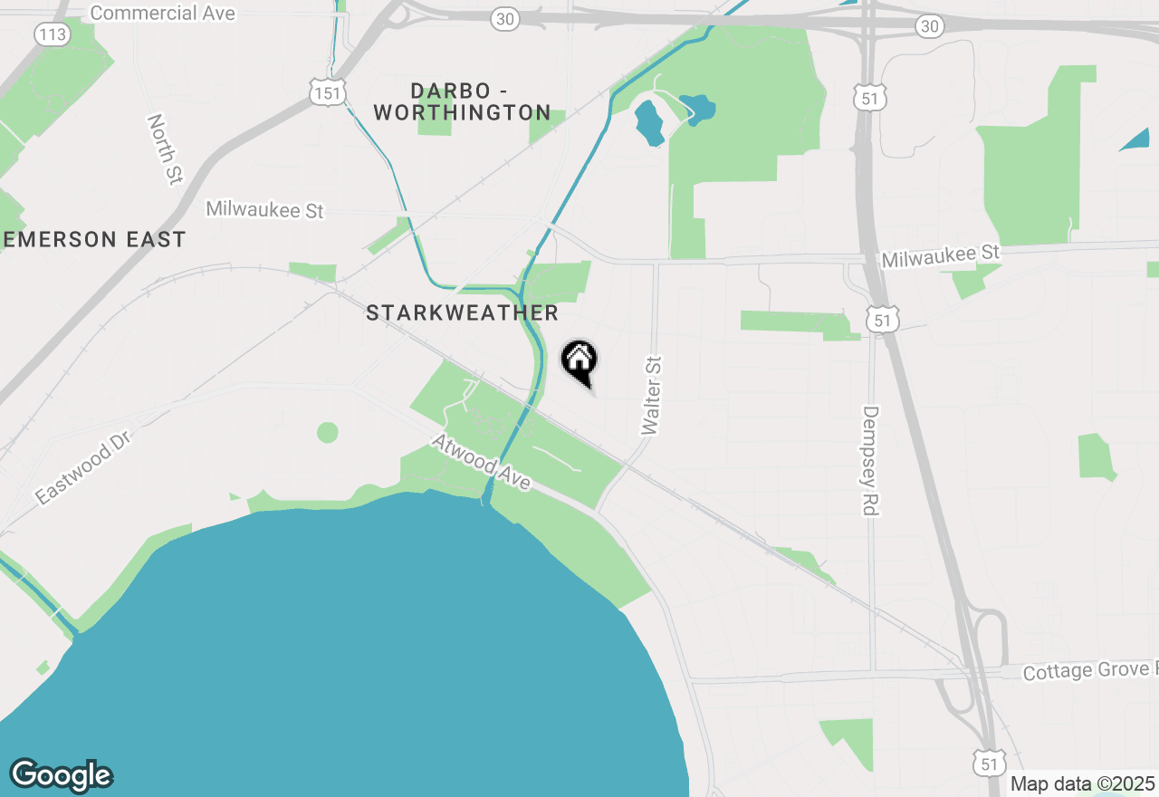 Map of 3429-3431 Richard Street, Madison, WI 53714