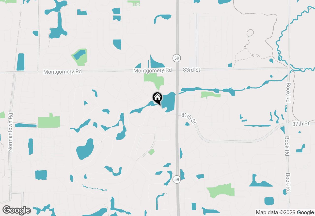 Map of 1517 Pine Lake Drive, Naperville, IL 60564