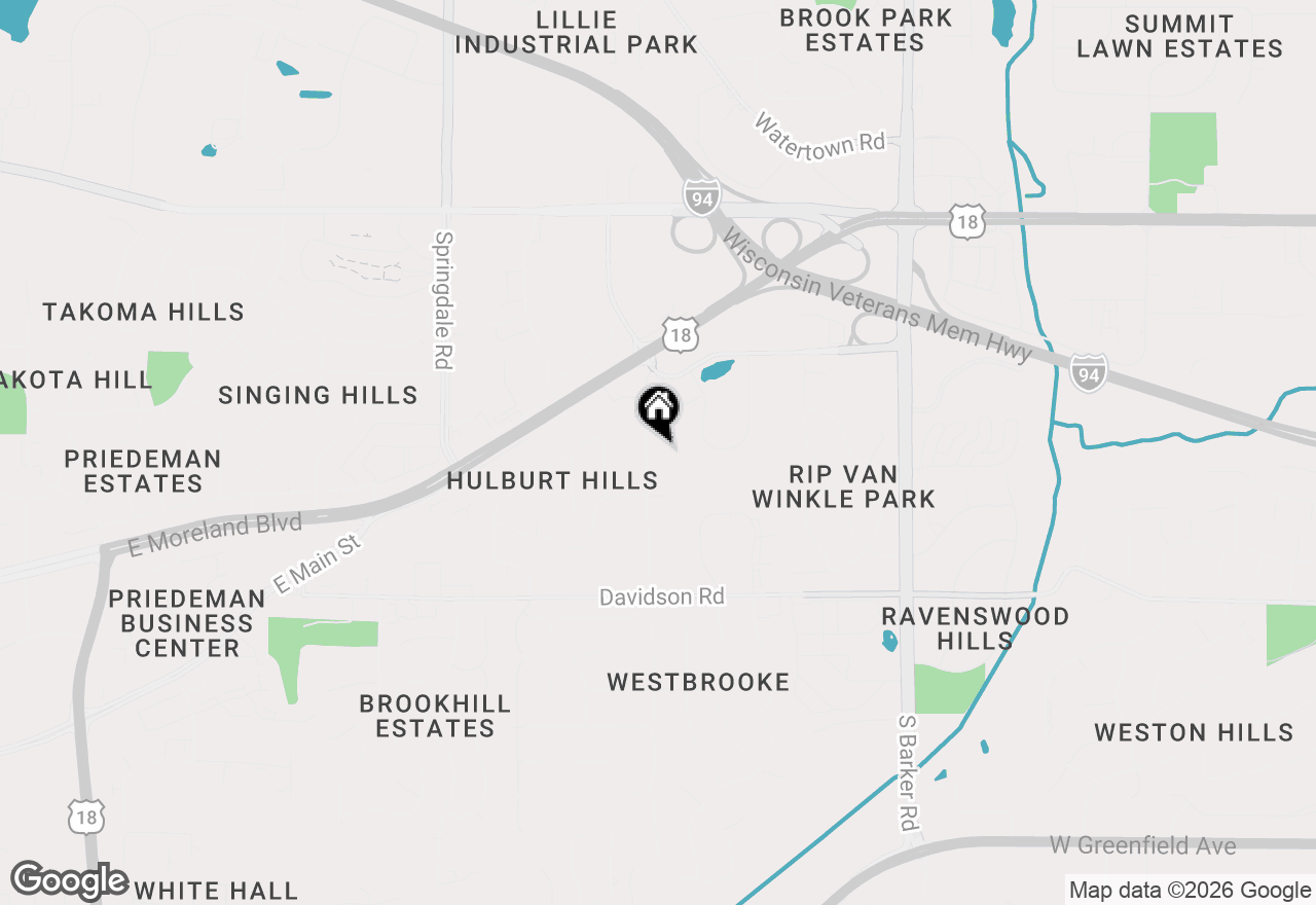 Map of 330 Kossow Rd, Waukesha, WI 53186