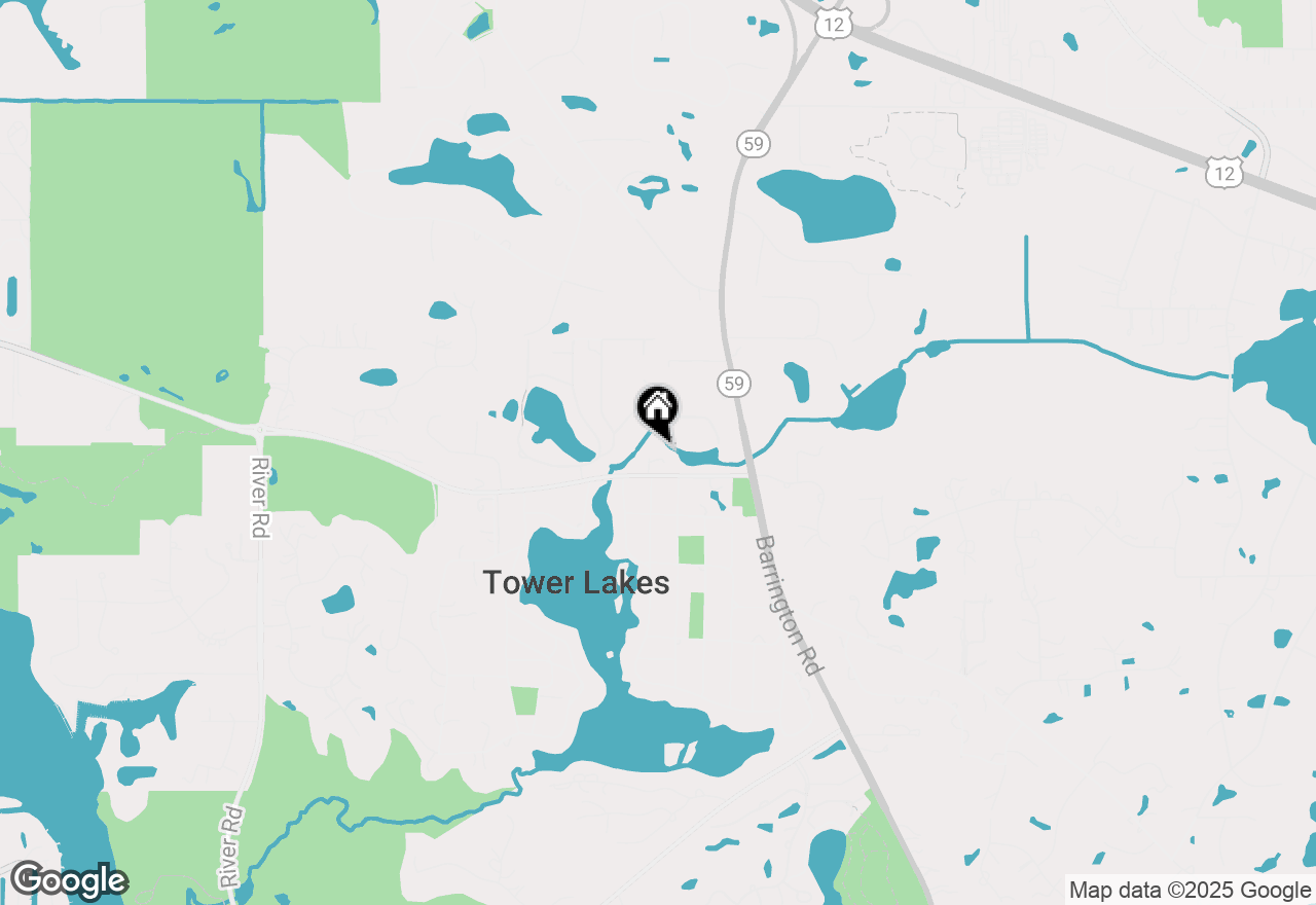 Map of 500 Marian Court, Tower Lakes, IL 60010