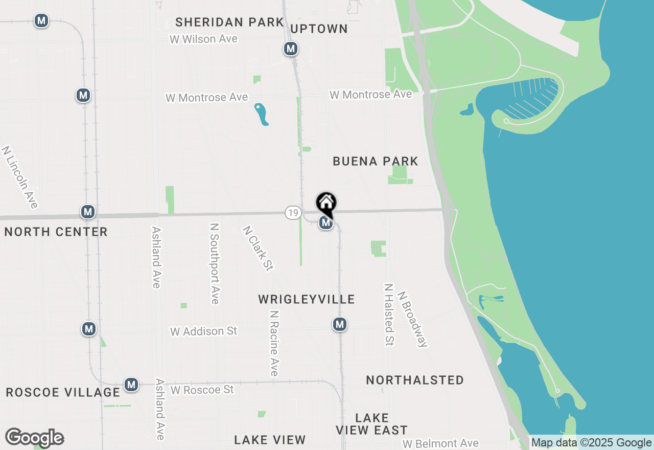 Map of 1000 W Dakin Street #2, Chicago, IL 60613