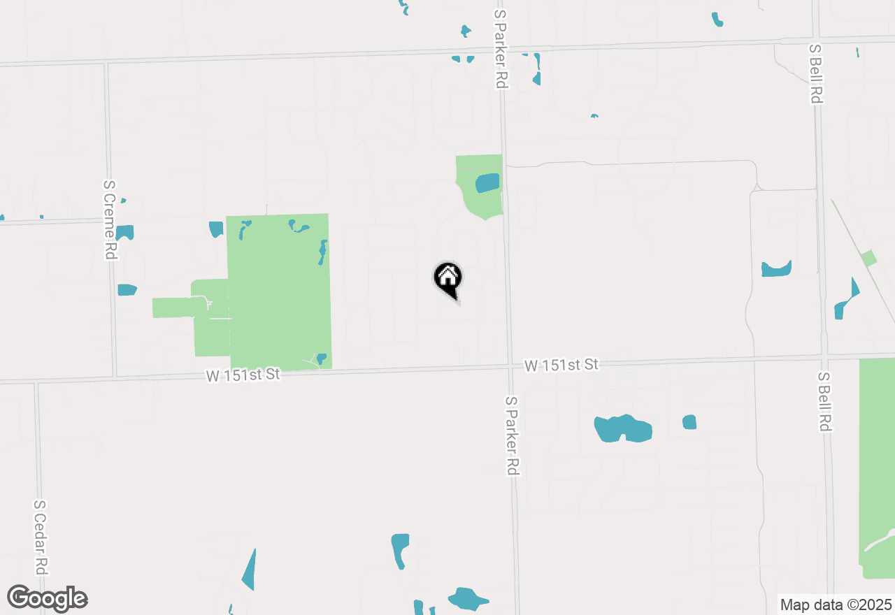 Map of 13735 W Cavecreek Court, Homer Glen, IL 60491
