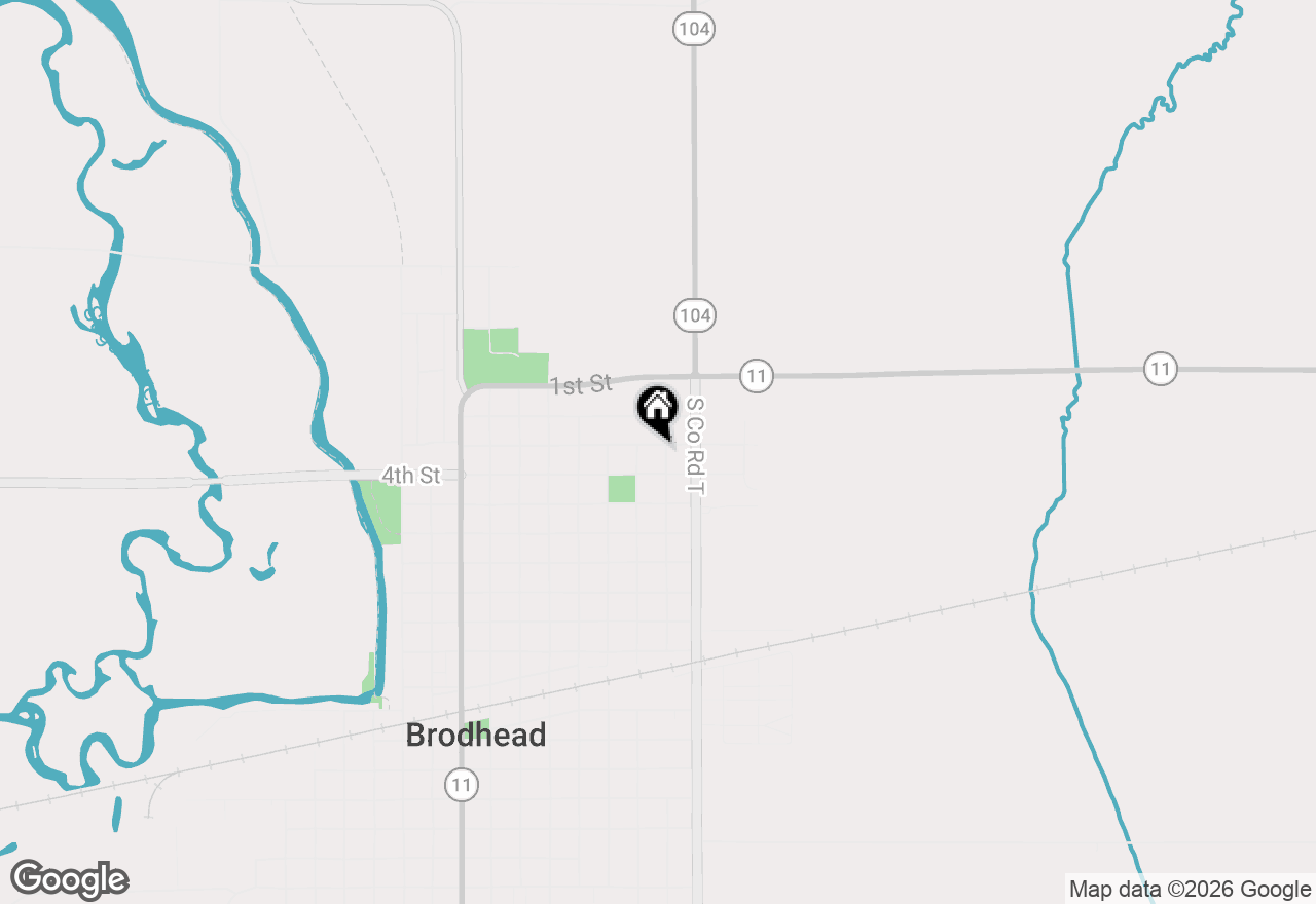 Map of 301 E 8th Avenue, Brodhead, WI 53520