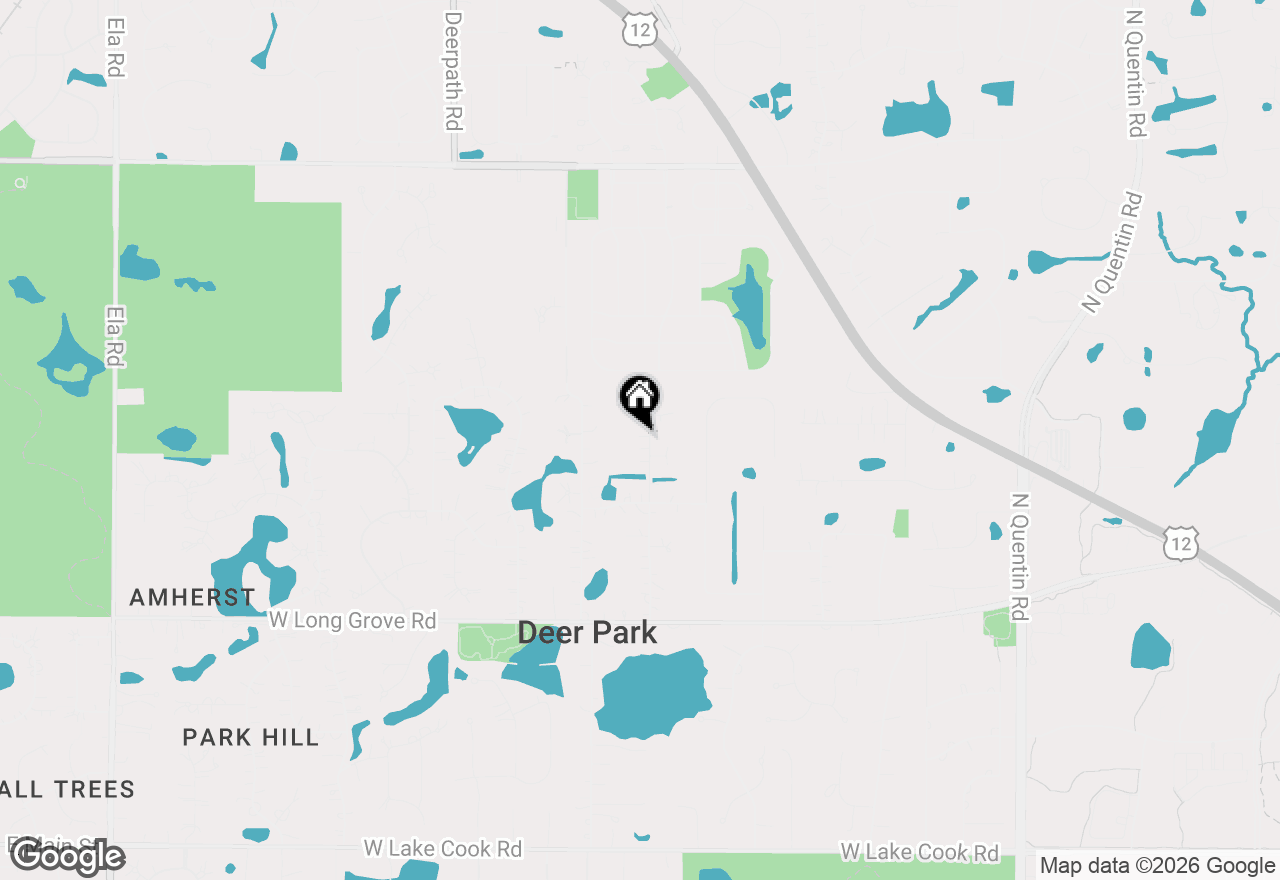 Map of 26 Country Lane, Deer Park, IL 60010