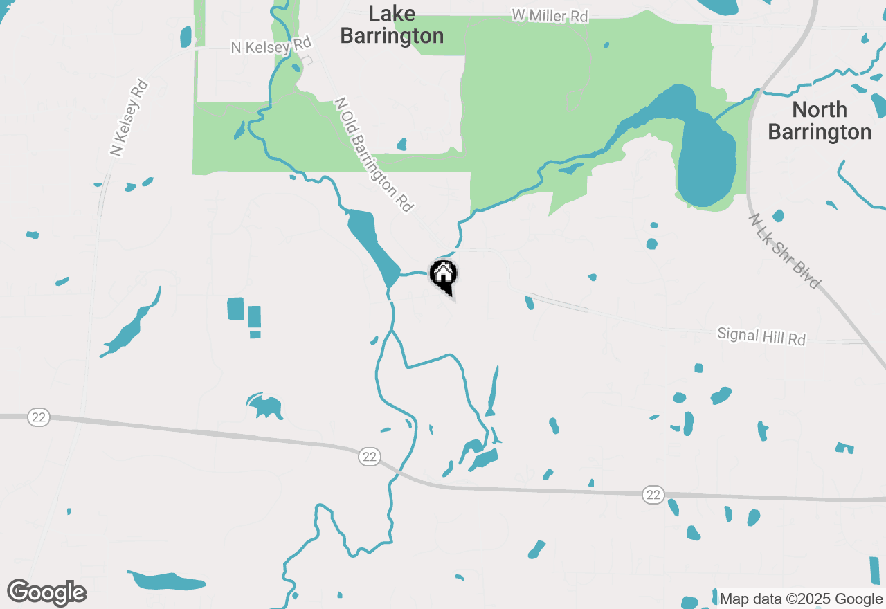 Map of Lot 26 Three Lakes Road, Barrington Hills, IL 60010