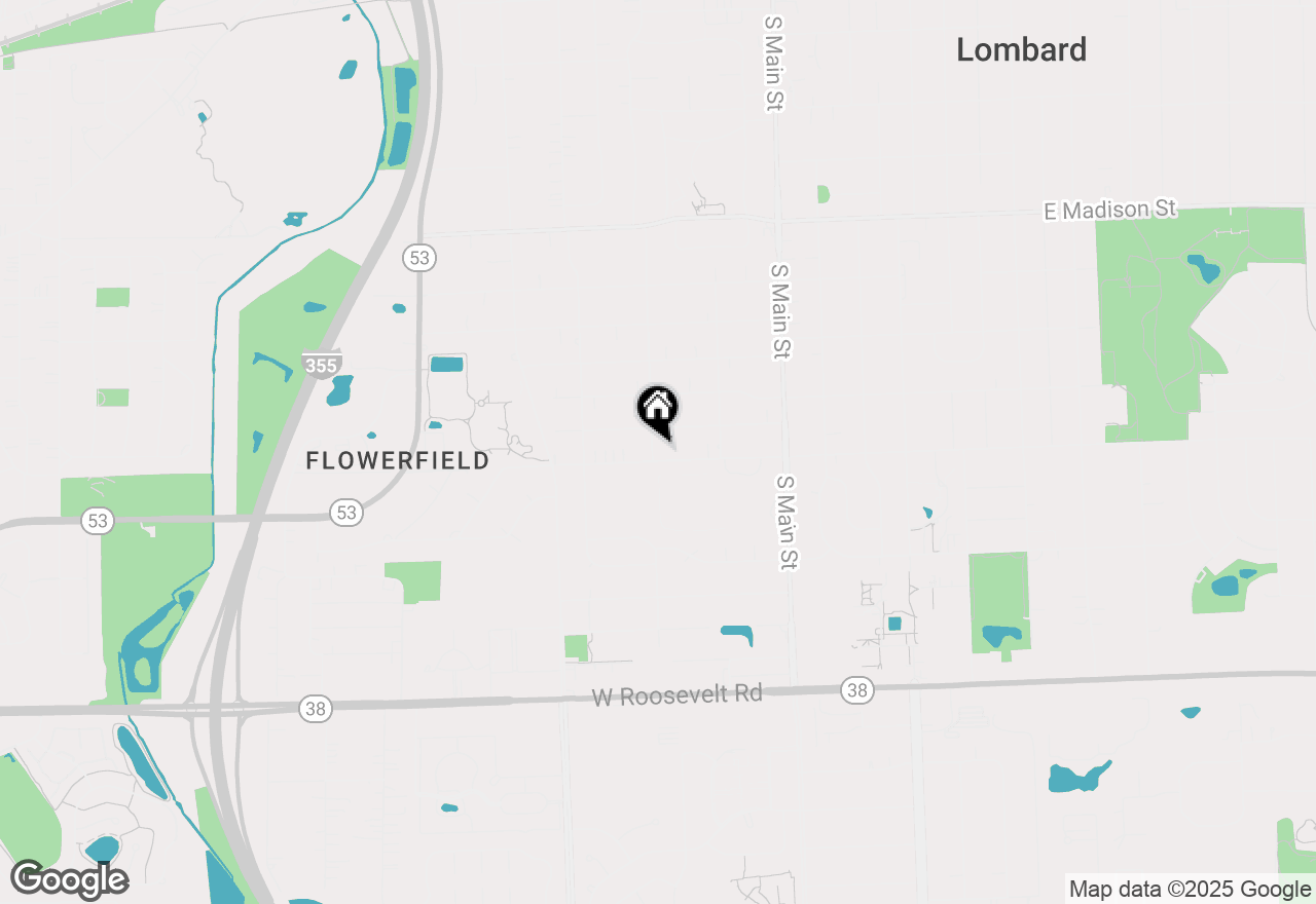 Map of 256 W Wilson Avenue, Lombard, IL 60148