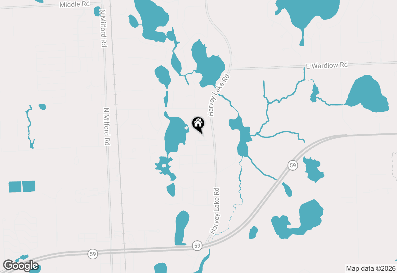 Map of 1009 Tall Pines Trail, Highland, MI 48356