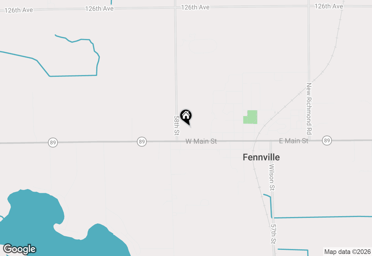 Map of 2425 58th Street, Fennville, MI 49408