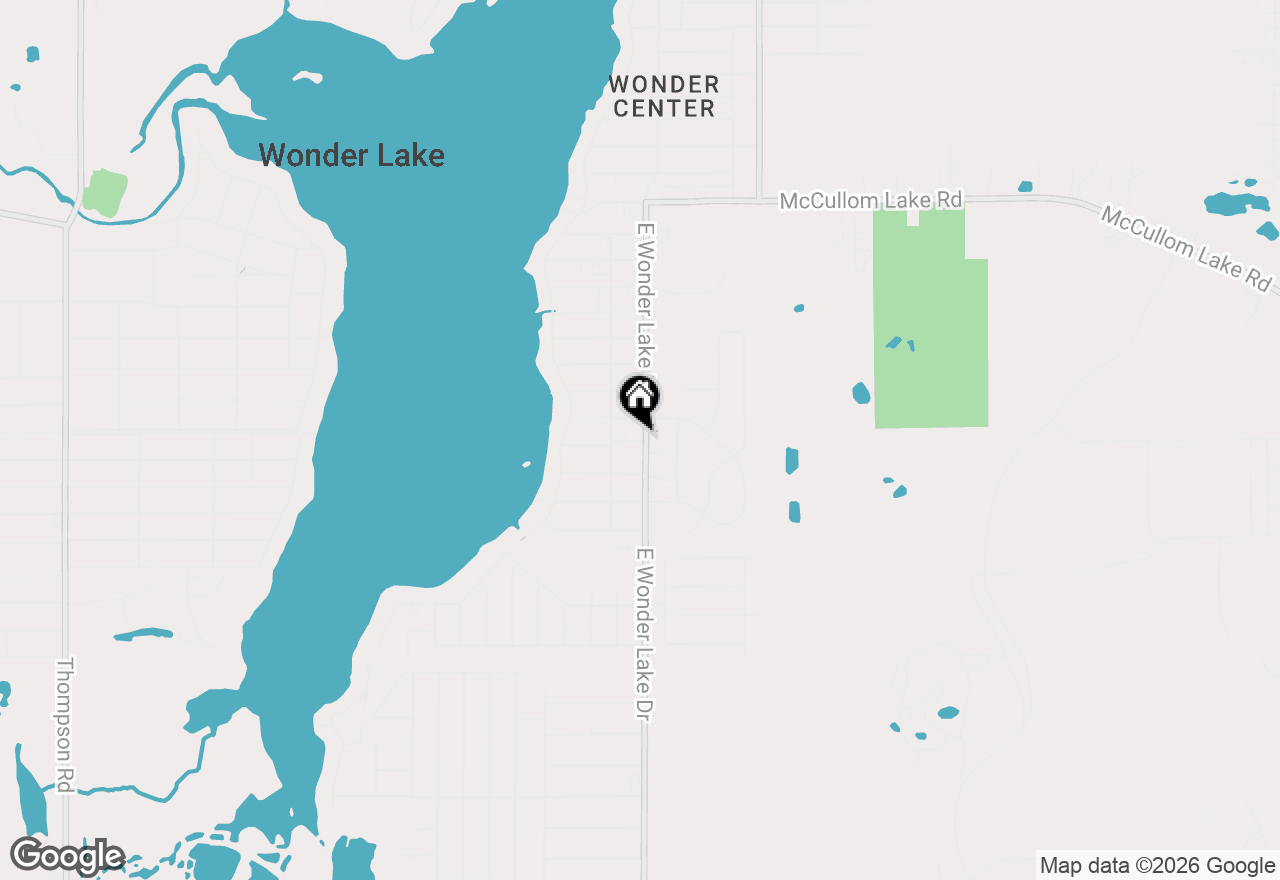 Map of 7616 Orchard Road, Wonder Lake, IL 60097