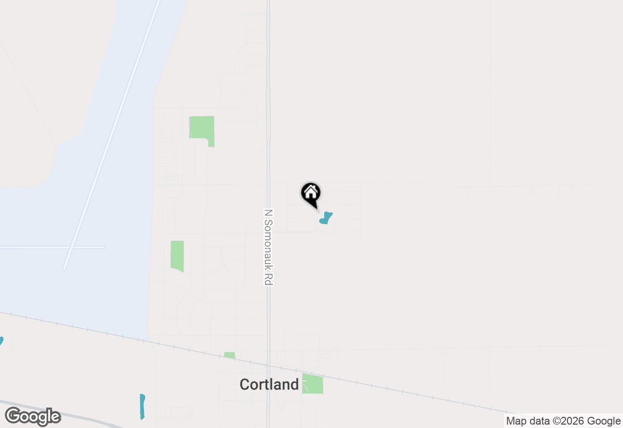 Map of 103 E Daisy Avenue, Cortland, IL 60112