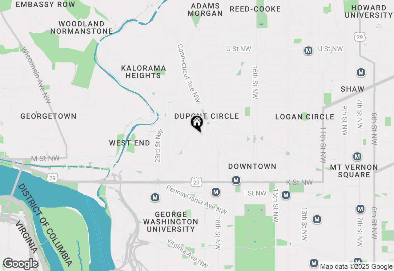 Map of 1301 20th Street Nw #312, Washington, DC 20036