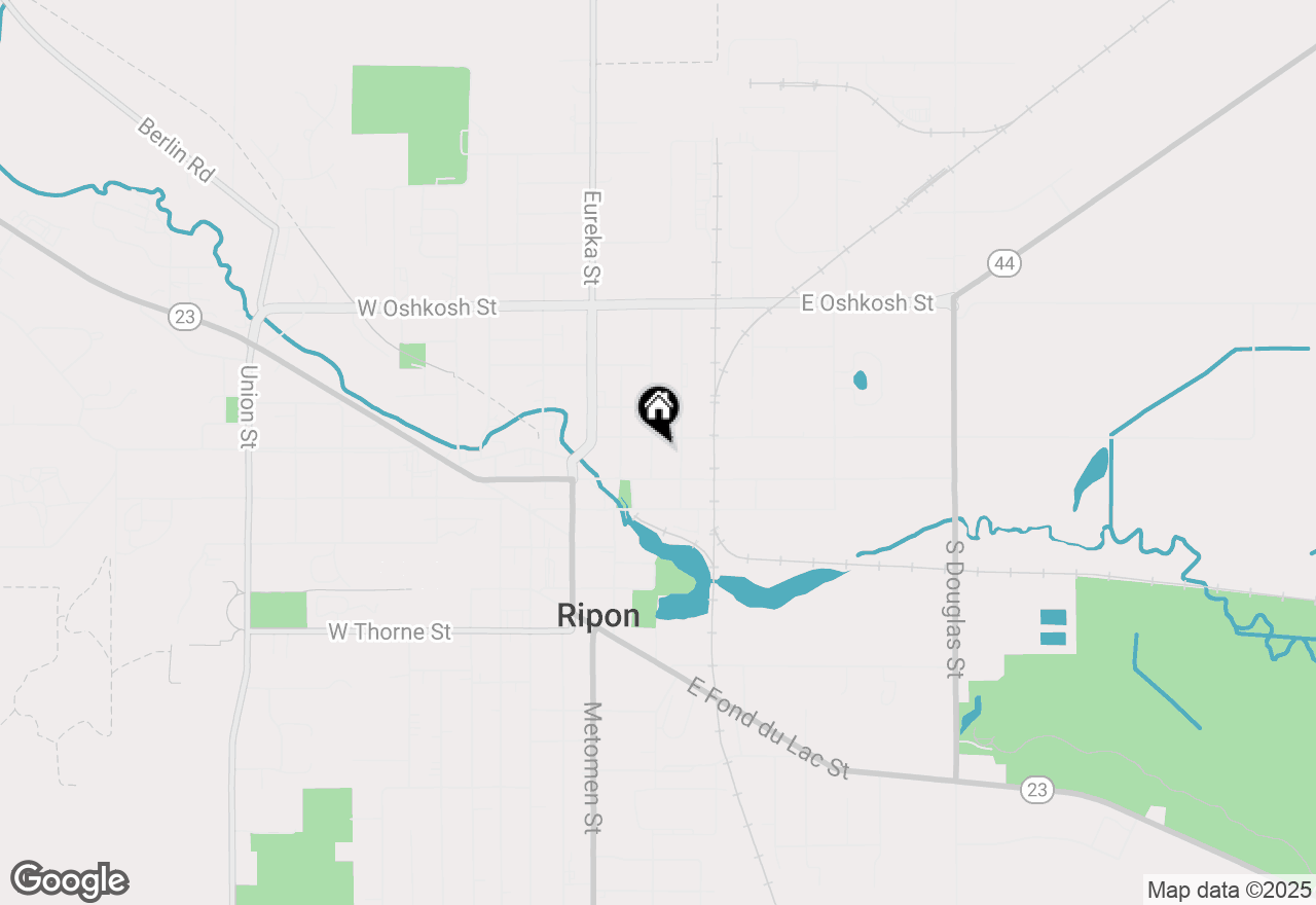 Map of 121 Spaulding Avenue, Ripon, WI 54971