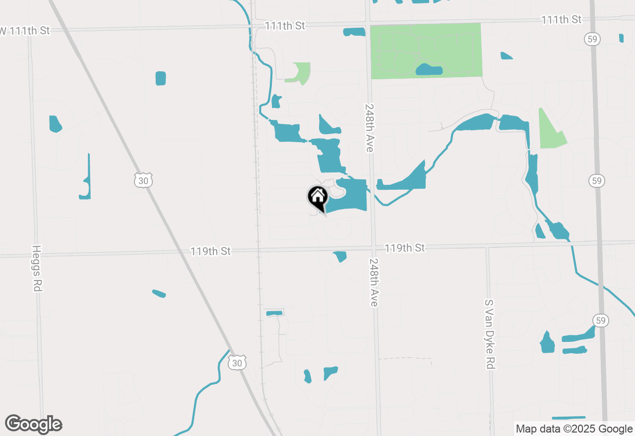 Map of 24958 W Gates Lane, Plainfield, IL 60585