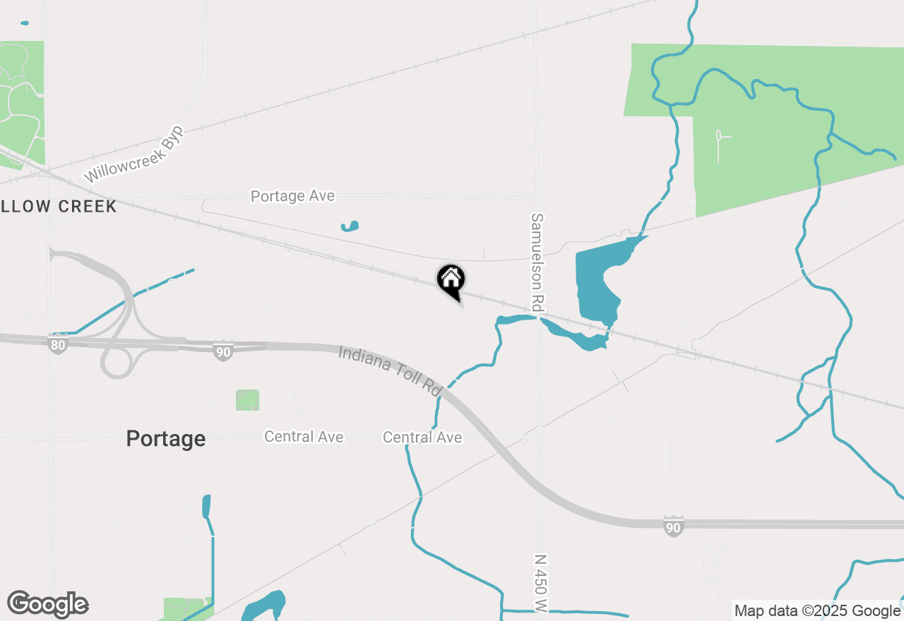 Map of 6635 Lakewood Avenue, Portage, IN 46368