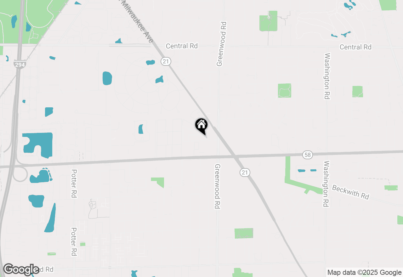 Map of 8657 Gregory Lane #7, Des Plaines, IL 60016