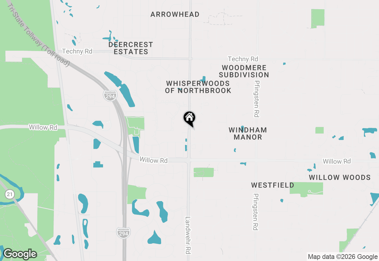 Map of 3293 Doriann Court, Northbrook, IL 60062