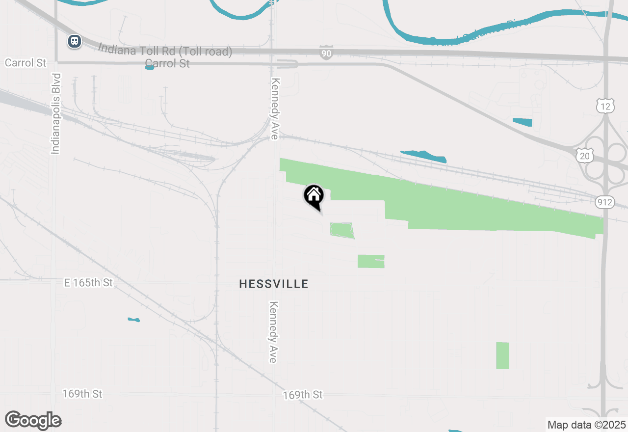 Map of 2936 Janet Place, Hammond, IN 46323