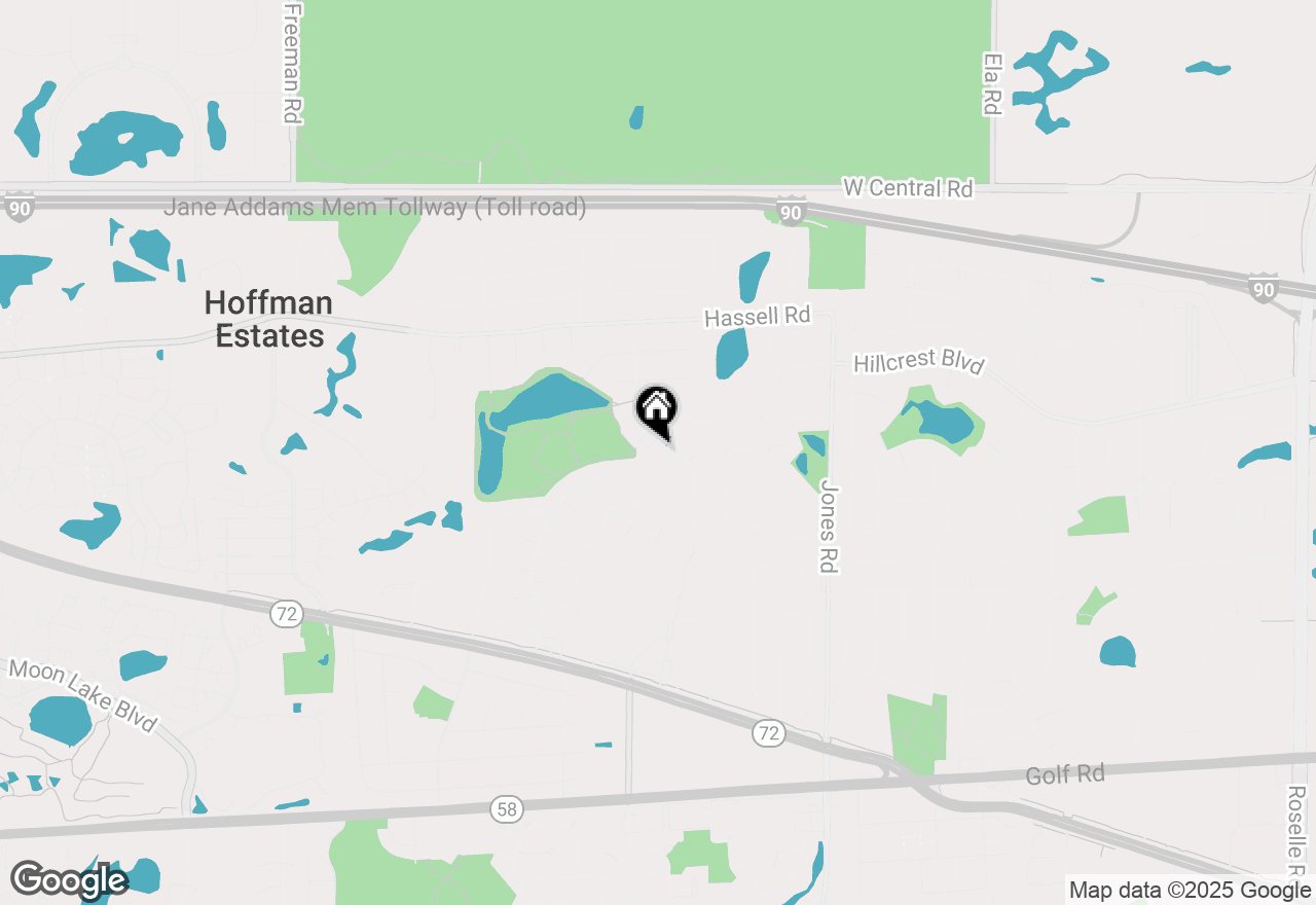 Map of 1786 Glen Lake Road, Hoffman Estates, IL 60169