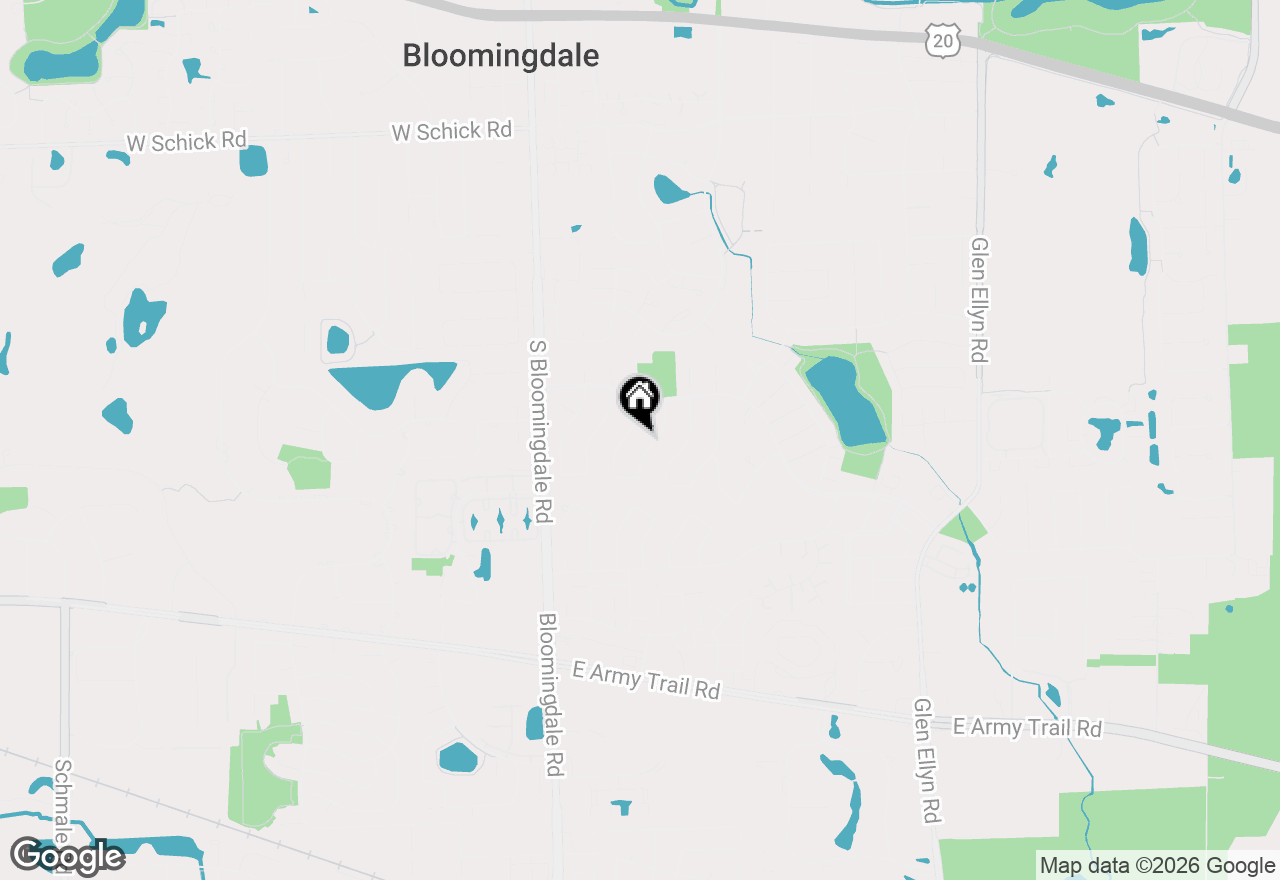 Map of 260 Cunningham Lane, Bloomingdale, IL 60108