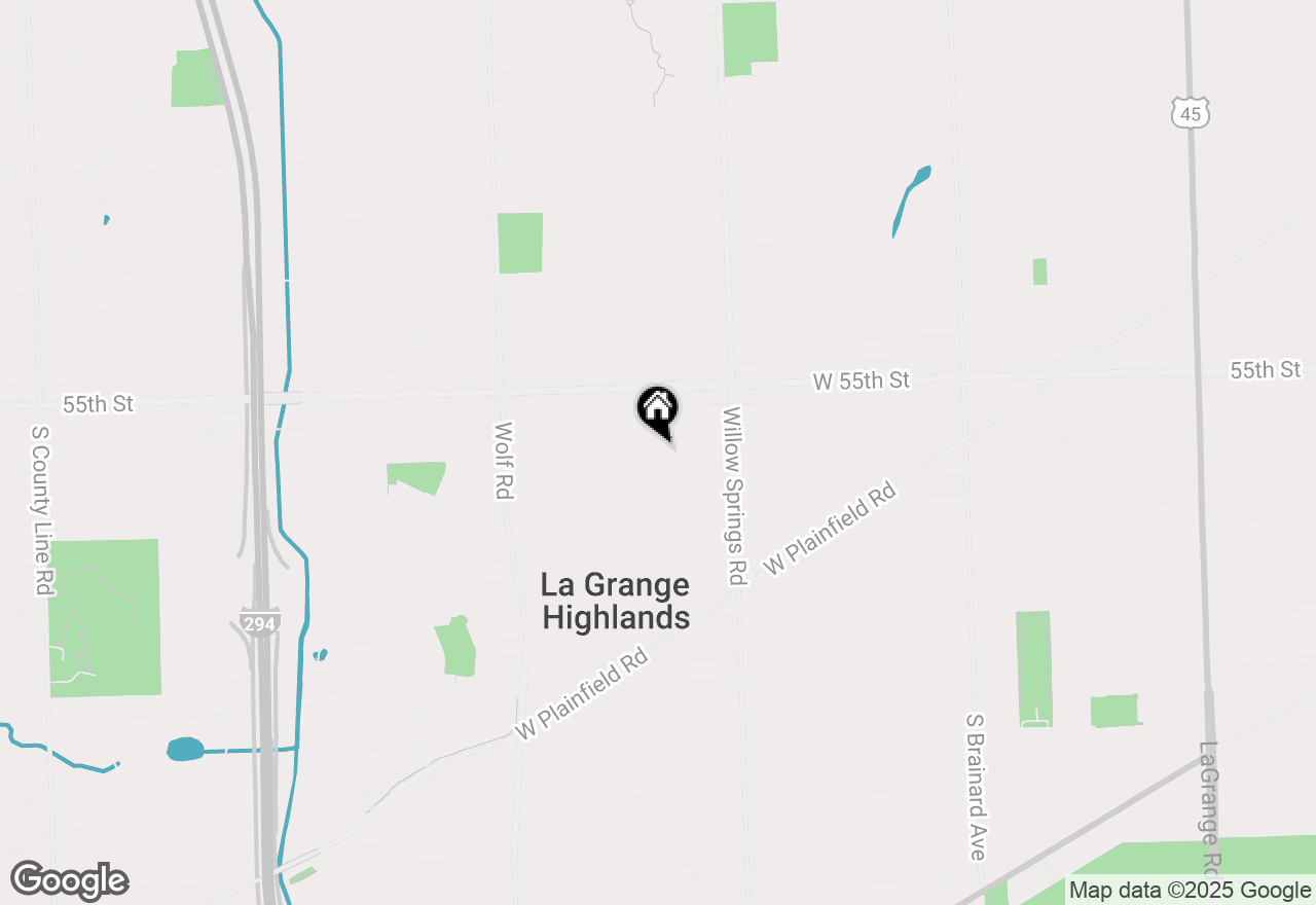 Map of 5604 Laurel Avenue, La Grange Highlands, IL 60525