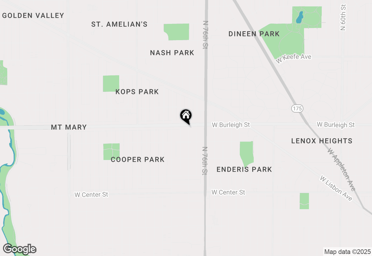 Map of 7809 W Burleigh St #7811, Milwaukee, WI 53222