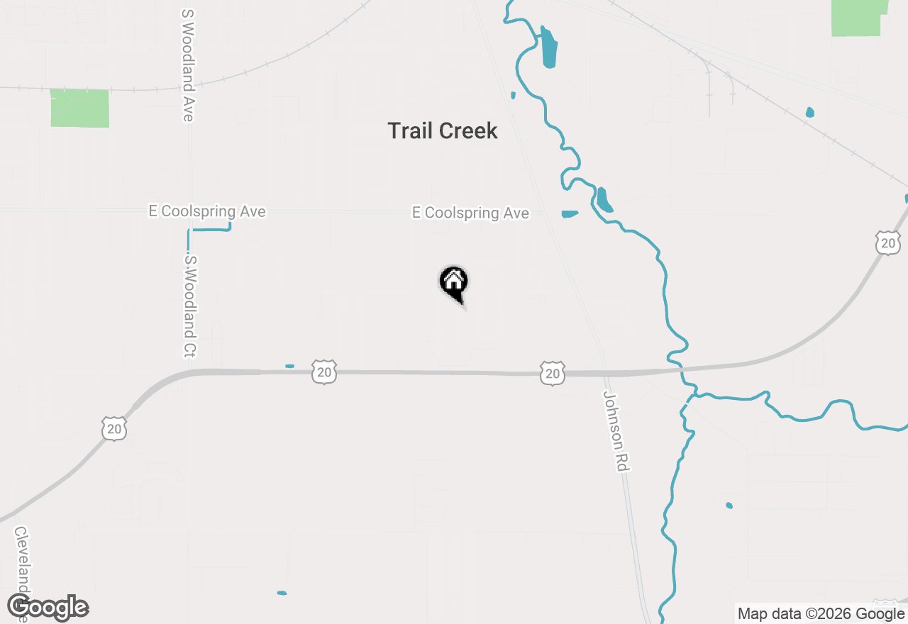 Map of 609 Black Oak Drive, Trail Creek, IN 46360
