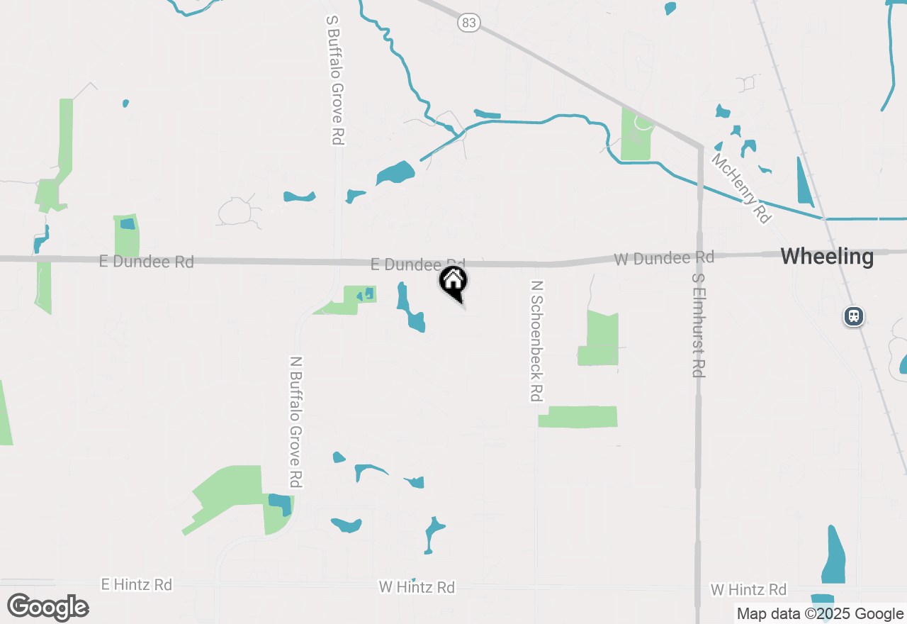 Map of 416 Trinity Court, Buffalo Grove, IL 60089