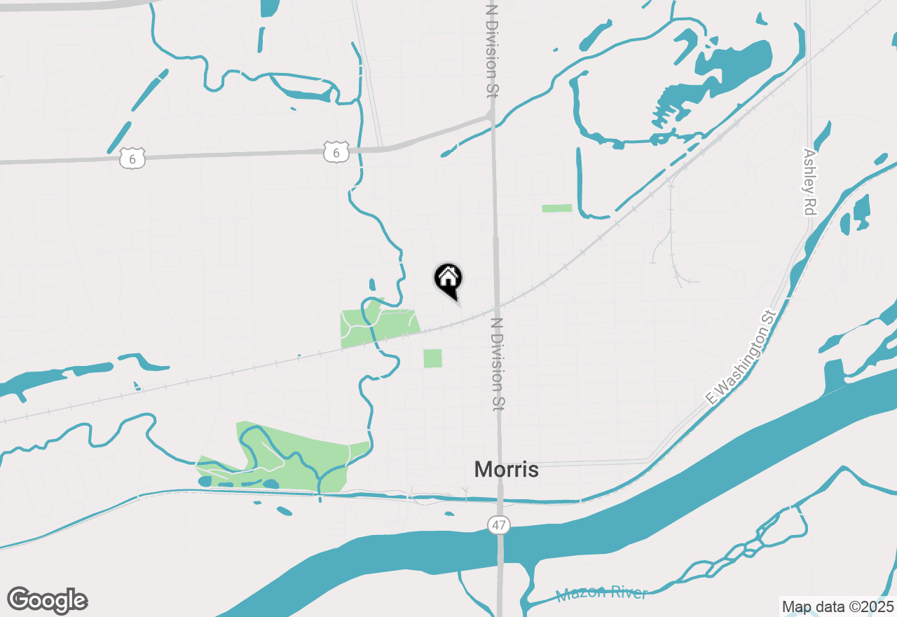 Map of 971 Wauponsee Street, Morris, IL 60450