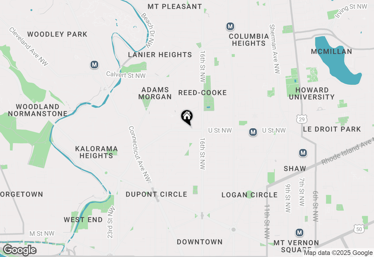 Map of 2002 17th Street Nw, Washington, DC 20009