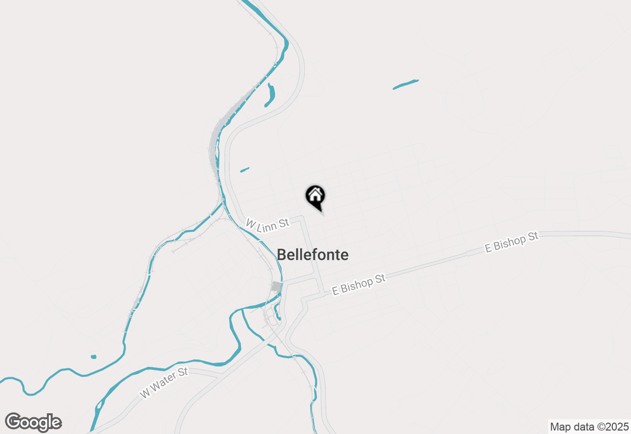 Map of 130 E Linn Street, Bellefonte, PA 16823