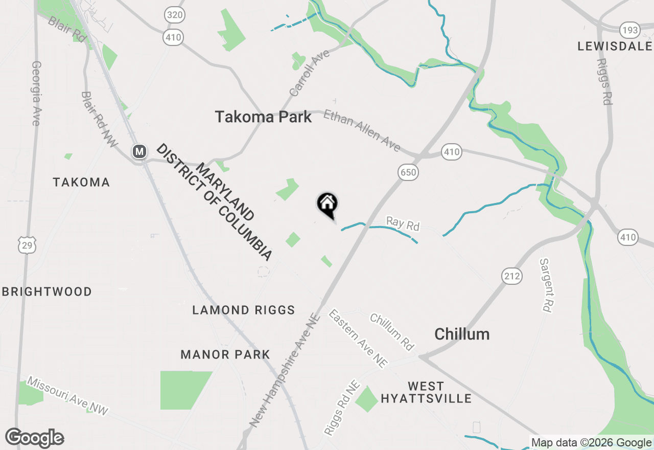 Map of 6512 4th Avenue, Takoma Park, MD 20912