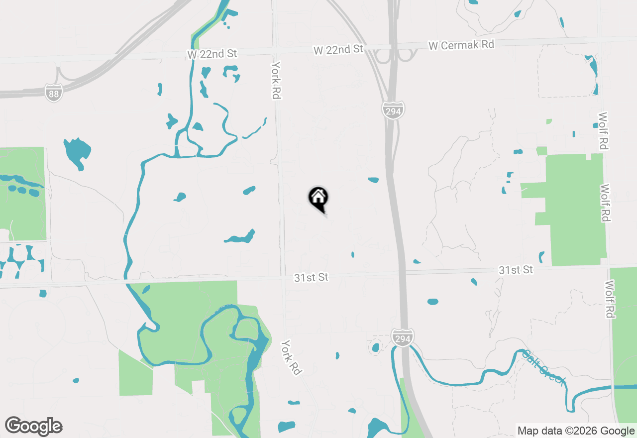 Map of 39 Chatham Lane N, Oak Brook, IL 60523