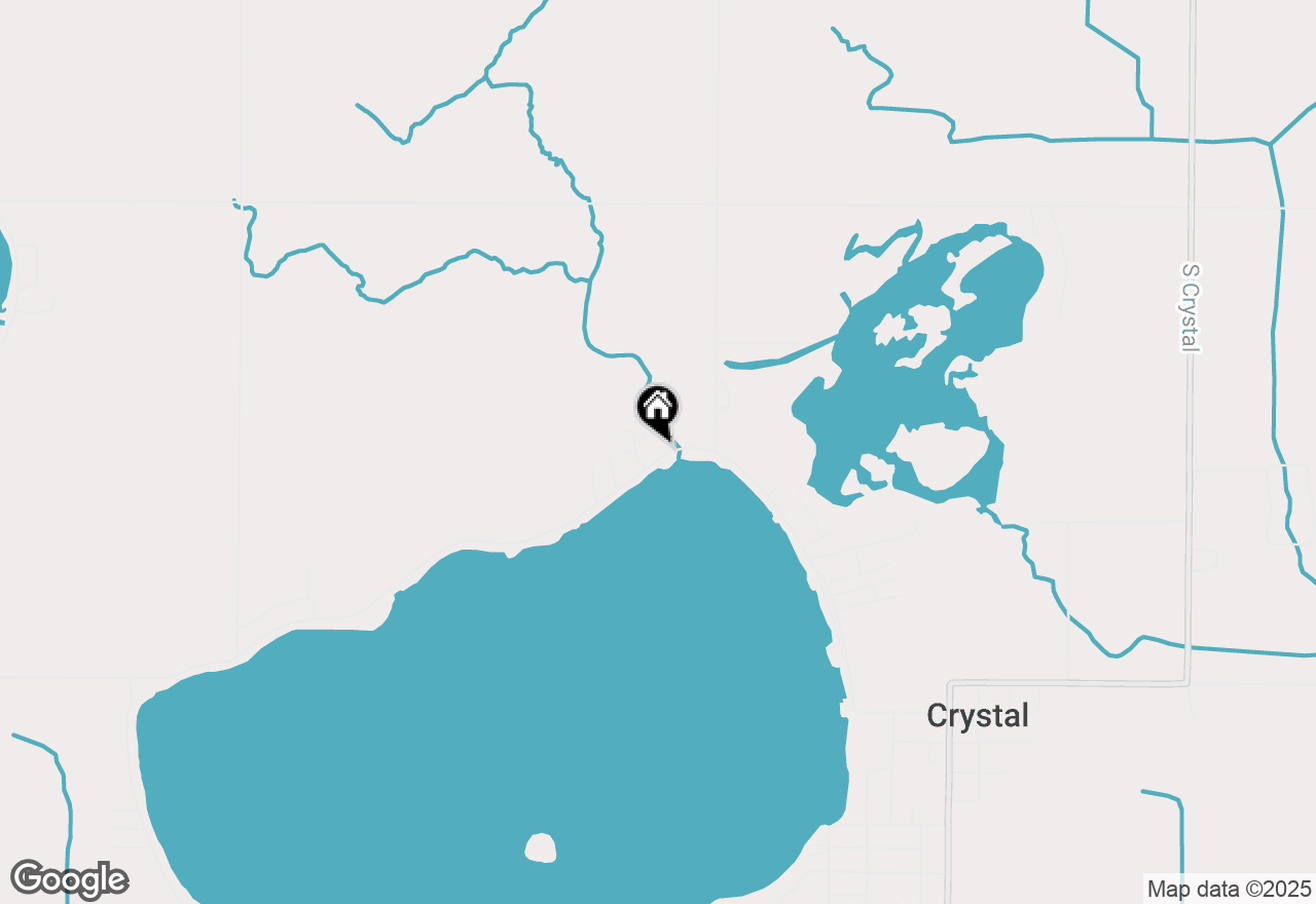 Map of 442 N Shore Drive, Crystal, MI 48818