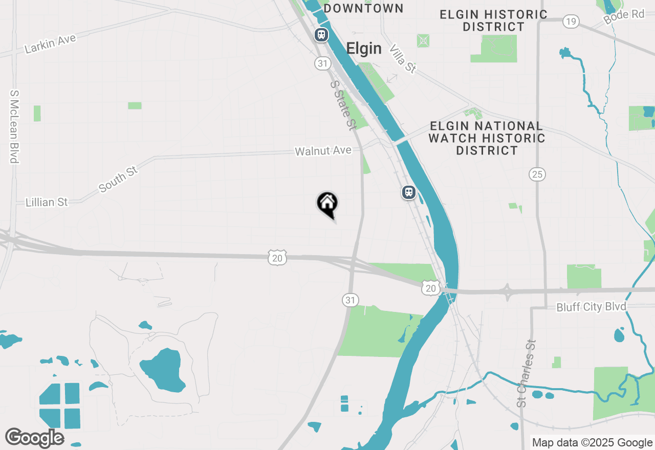 Map of 276 Morgan Street #2, Elgin, IL 60123