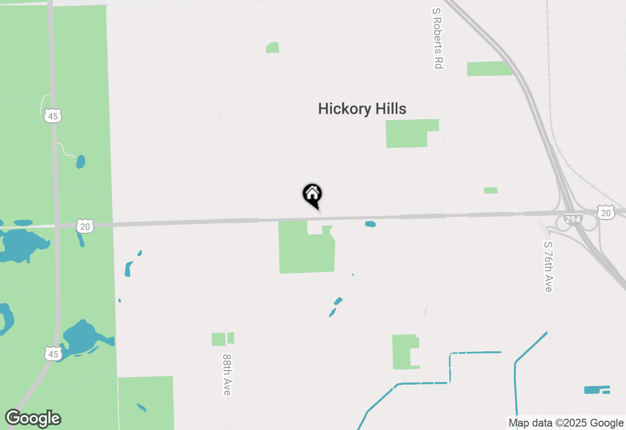 Map of 8440 W 95th Street #4, Hickory Hills, IL 60457