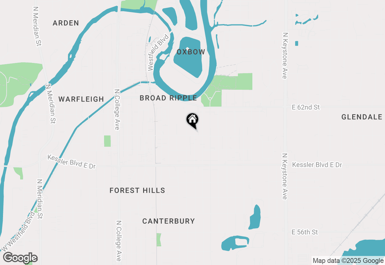 Map of 6112 Indianola Avenue, Indianapolis, IN 46220