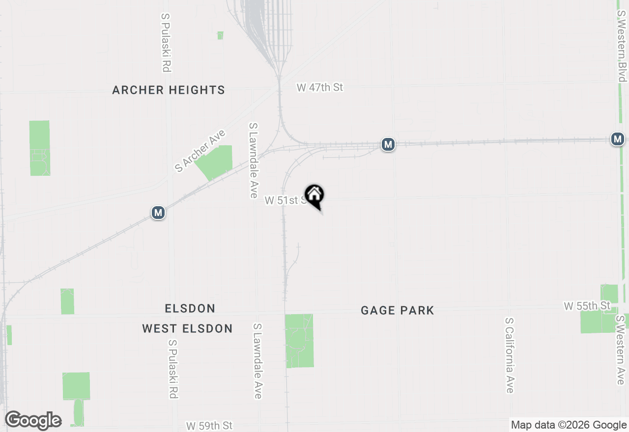Map of 5135 S Saint Louis Avenue, Chicago, IL 60632