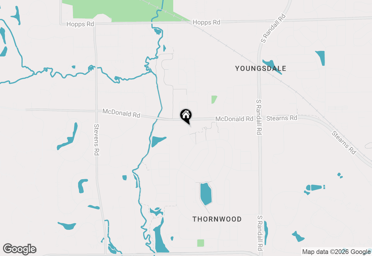 Map of 601 Oak Lane, South Elgin, IL 60177
