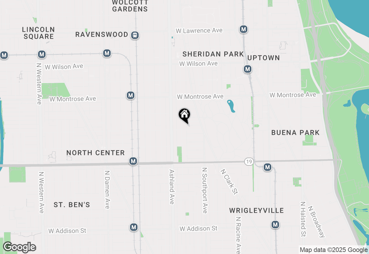 Map of 4207 N Greenview Avenue, Chicago, IL 60613