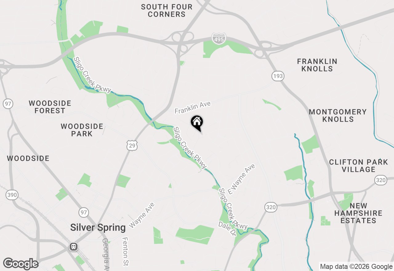 Map of 9226 Three Oaks Drive, Silver Spring, MD 20901