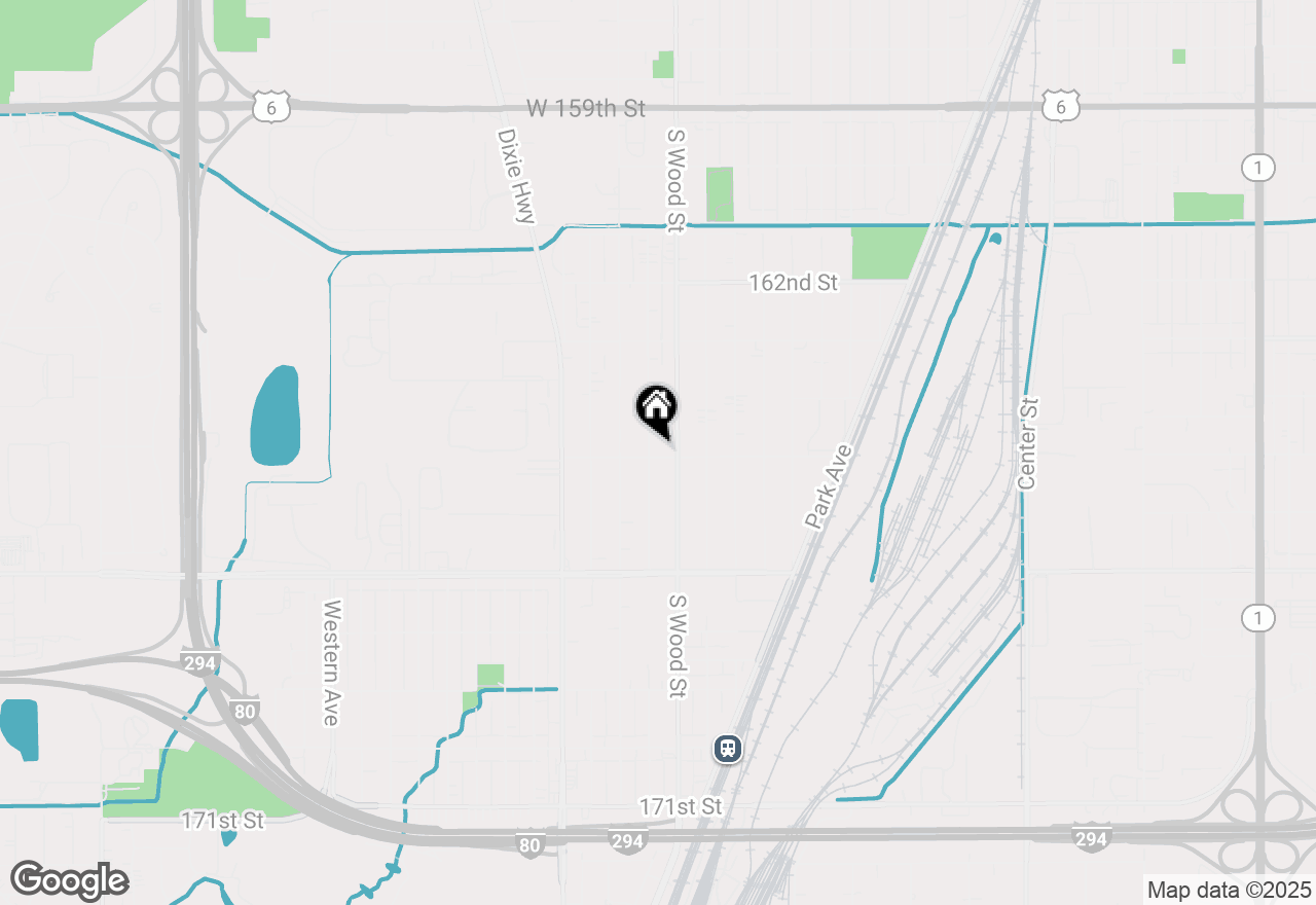 Map of 16459 Honore Avenue, Markham, IL 60428