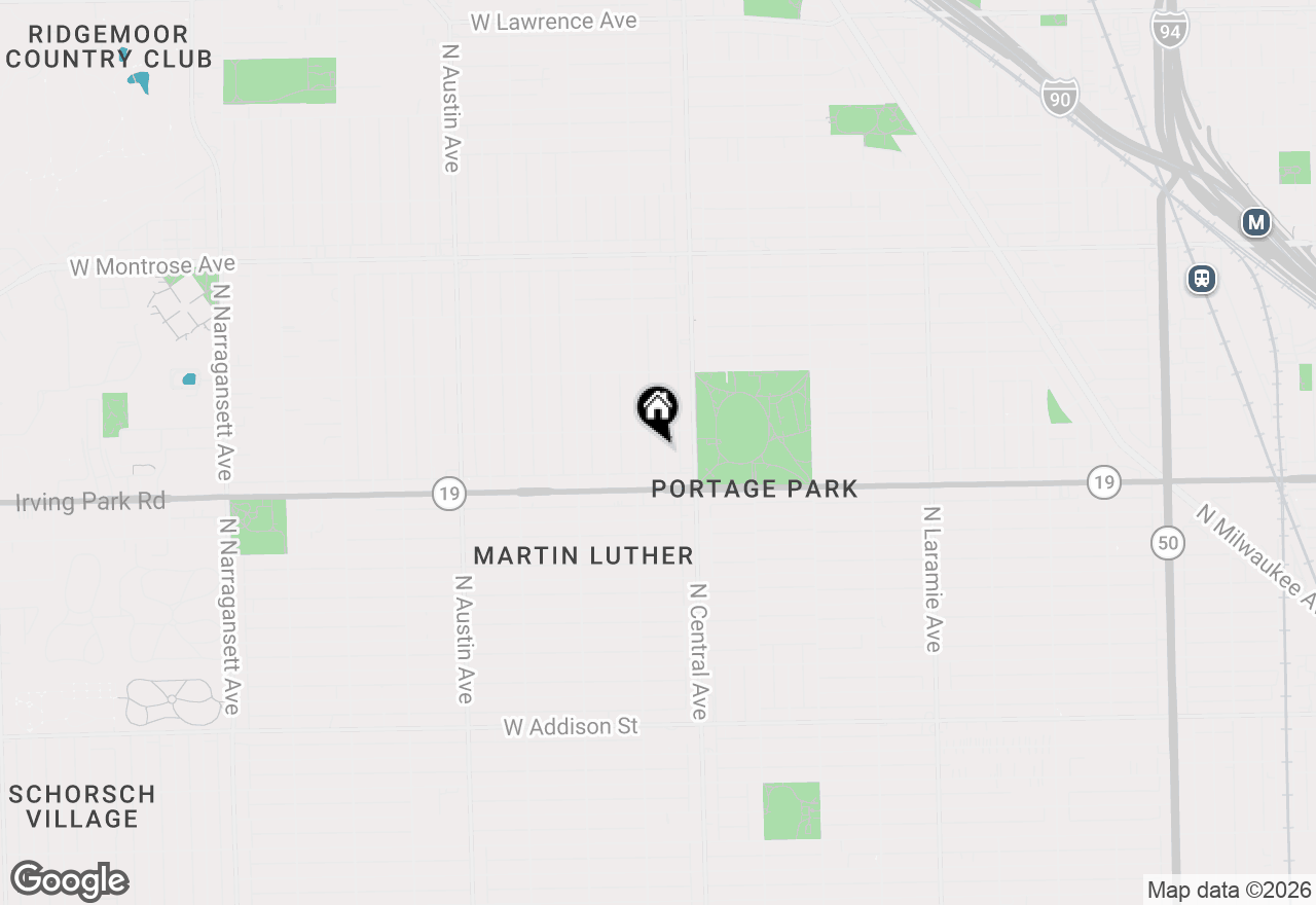 Map of 4036 N Parkside Avenue, Chicago, IL 60634