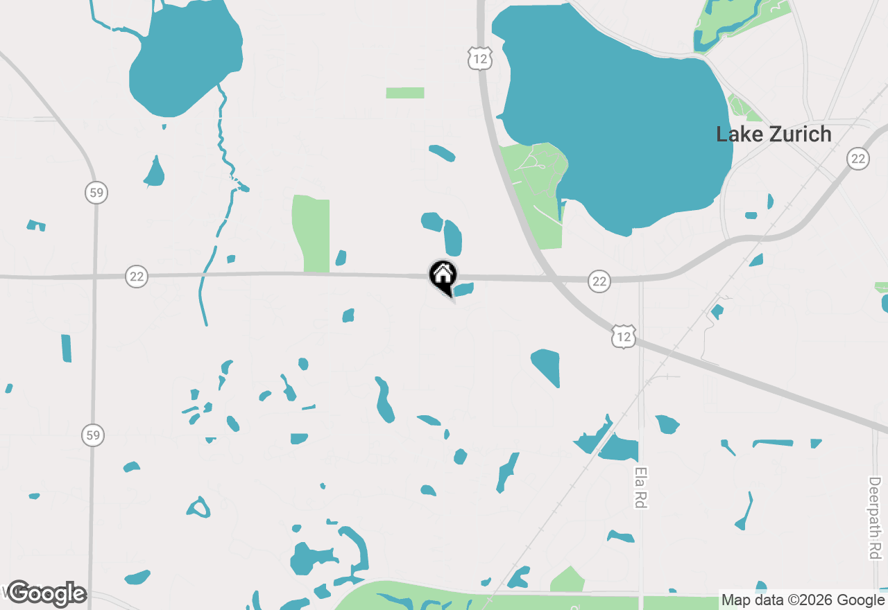 Map of 1034 Orchard Pond Court, Lake Zurich, IL 60047