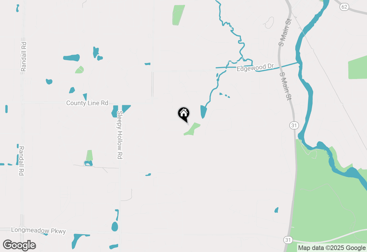 Map of 1210 Spring Hill Drive, Algonquin, IL 60102