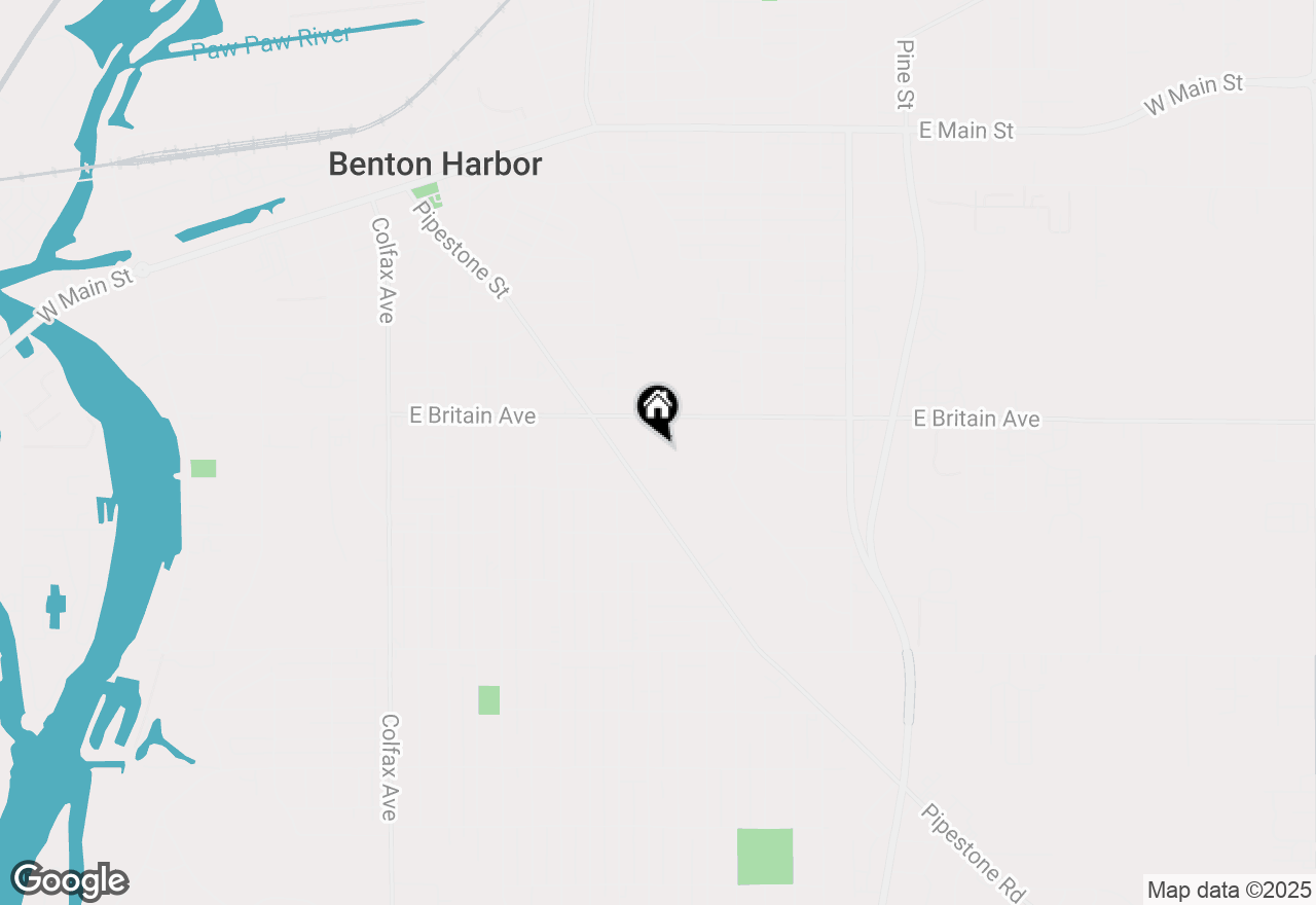 Map of 561 Heck Court, Benton Harbor, MI 49022
